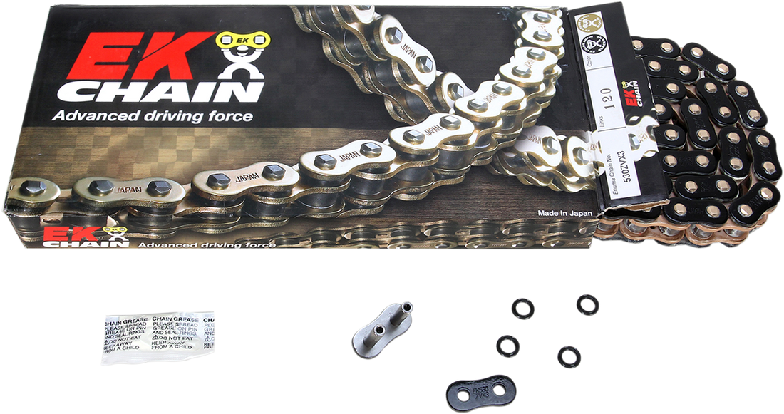 EK 530 ZVX3 - Sportbike Chain - 120 Links - Black 530ZVX3-120KG