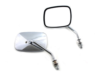 34-0295 - Replica Swivel Mirror Set with Short Stem Chrome