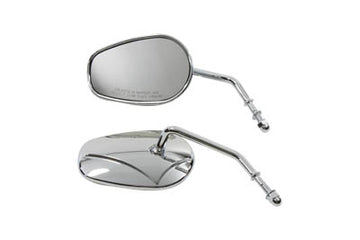 34-0391 - Rectangle Mirror Set with Round Stems