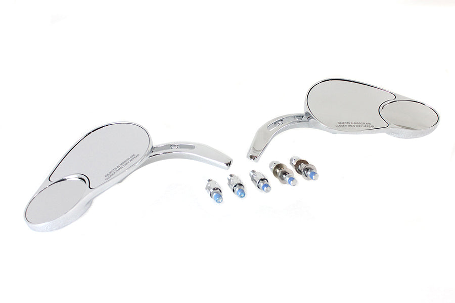 34-0494 - Big Twin Mirror Set Chrome