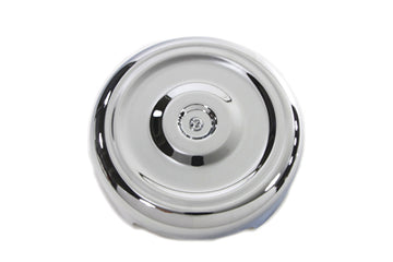 34-1354 - Chrome Round Bobbed Style 8  Air Cleaner Cover
