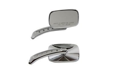 34-1574 - Oval Mirror Set Chrome