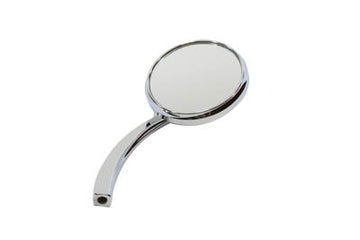 34-1585 - Round Mirror Chrome with Billet Stem