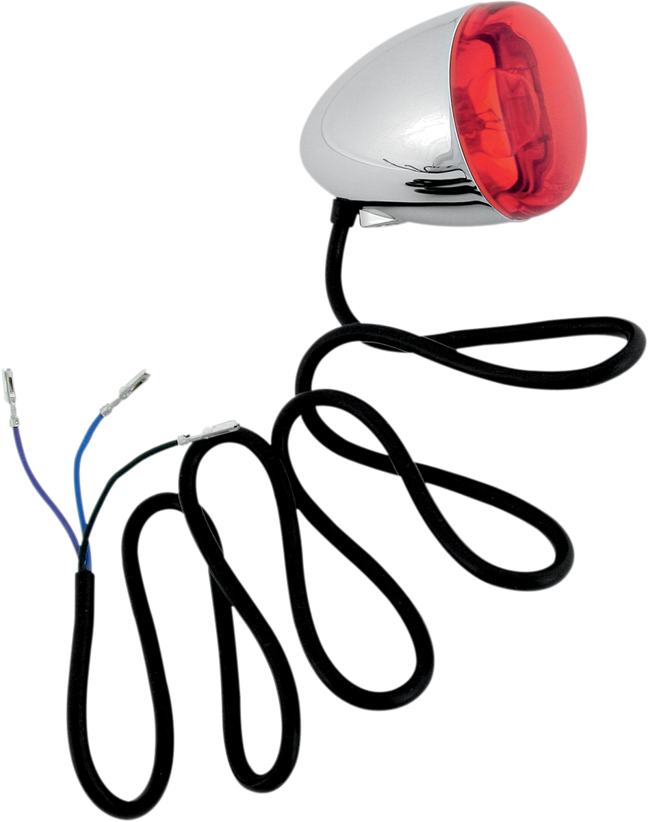 8500R - CHRIS PRODUCTS Turn Signal - Chrome/Red 8500R