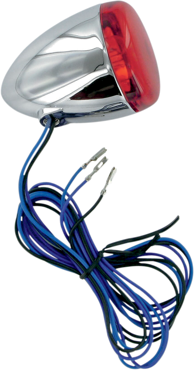 8501R - CHRIS PRODUCTS Turn Signal - Chrome/Red 8501R