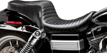 0803-0538 - LE PERA Cherokee Seat - Pleated - Black - FXDWG '96-'03 LN-023PT