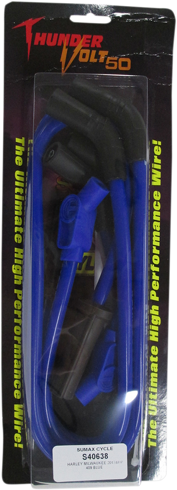 2104-0315 - SUMAX 10.4 mm Spark Plug Wire - Blue 40638