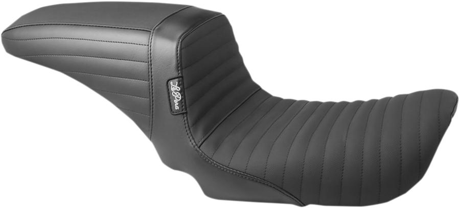 0803-0584 - LE PERA Kickflip Seat - Pleated w/Gripp Tape - Black - FXD '06-'17 LK-591PTGP