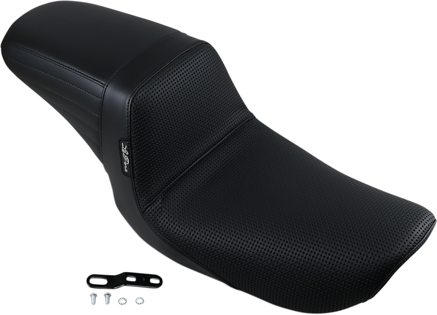 0803-0620 - LE PERA Kickflip Seat - Basketweave - Black - FXD '96-'03 LN-591BW