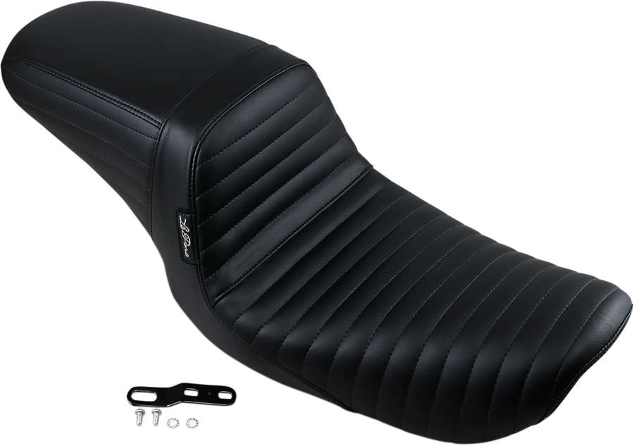 0803-0622 - LE PERA Kickflip Seat - Pleated - Black - FXD '96-'03 LN-591PT