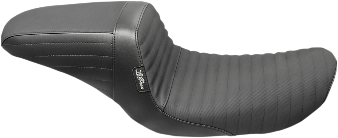 0803-0623 - LE PERA Kickflip Seat - Pleated w/Gripp Tape - Black - FXD '96-'03 LN-591PTGP