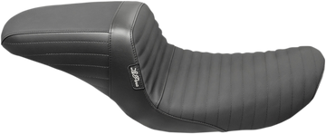 0803-0623 - LE PERA Kickflip Seat - Pleated w/Gripp Tape - Black - FXD '96-'03 LN-591PTGP
