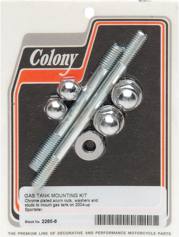 2401-0119 - COLONY Gas Tank Mount Kit - '04-'17 XL 2265-6