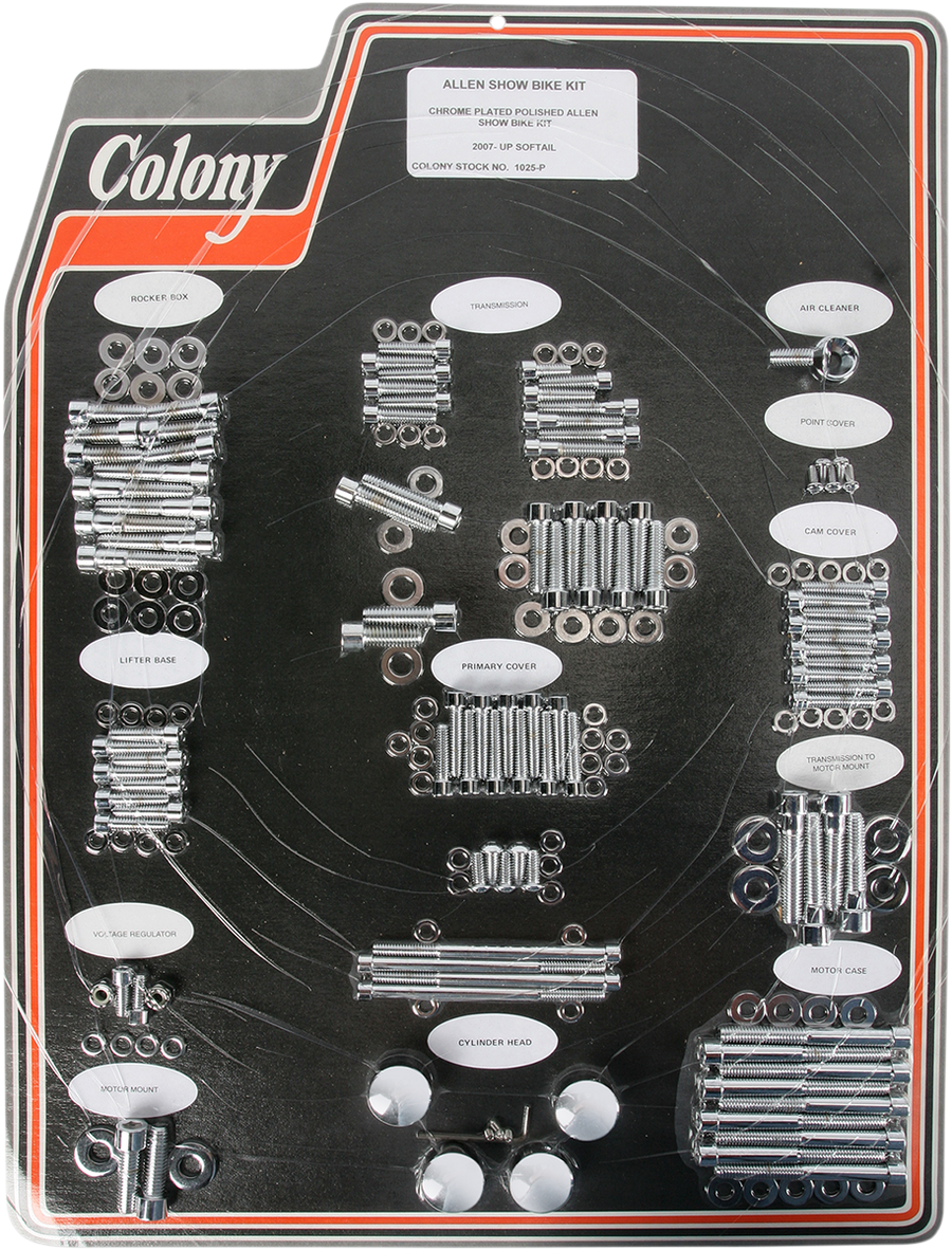 2401-0428 - COLONY Allen Bolt Kit - '07-'17 Softail 1025-P