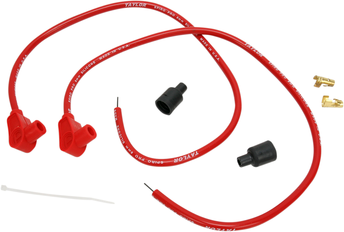 DS-242032 - SUMAX Universal Spark Plug Wire Kit - 90 degree - Red 76281