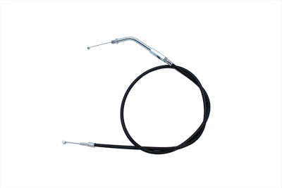 36-0101 - Black Throttle Cable with 45 Elbow Fitting
