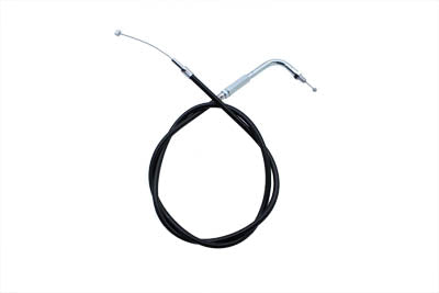 36-0102 - Black Throttle Cable with 90 Elbow Fitting