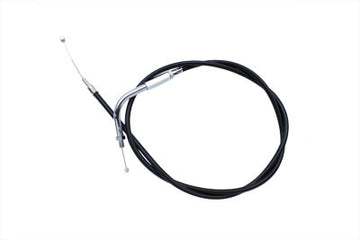 36-0103 - Black Throttle Cable with 90 Elbow Fitting