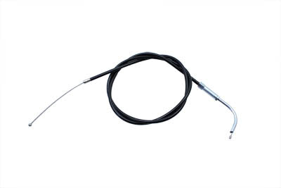 36-0105 - Black Throttle Cable with 38  Casing and 90 Elbow Fitting