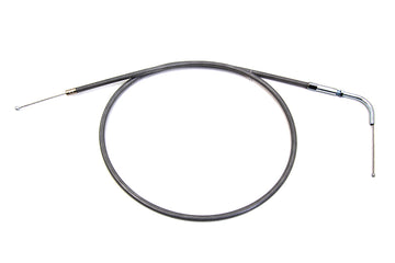 36-0249 - Stainless Steel Throttle Cable with 38  Casing and 90 Elbow