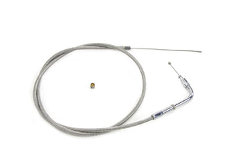 36-0725 - 38  Braided Stainless Steel Idle Cable