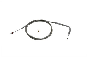 36-0735 - Braided Stainless Steel Throttle Cable with 42.50  Casing