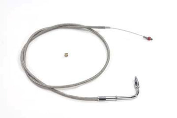36-0737 - 39  Braided Stainless Steel Idle Cable