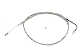 36-0745 - 33  Braided Stainless Steel Idle Cable