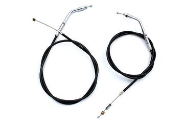 36-0860 - Black Throttle and Idle Cable Set with 36.81  Casing