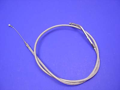 36-0902 - Braided Stainless Steel Idle Cable with 35.875  Casing