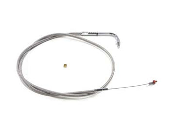 36-1515 - 42.875  Braided Stainless Steel Idle Cable