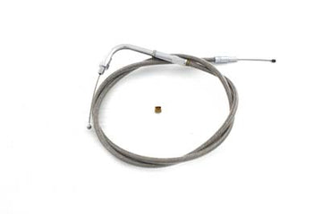36-1544 - Braided Stainless Steel Throttle Cable with 38  Casing