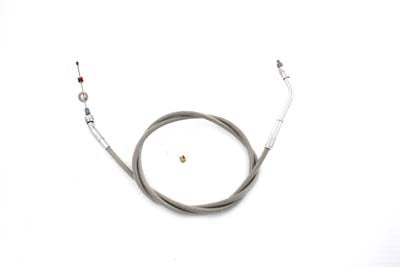 36-1546 - Braided Stainless Steel Throttle Cable with 45.75  Casing