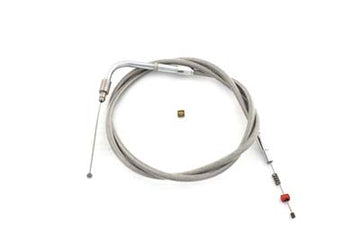36-1553 - Braided Stainless Steel Idle Cable with 40.50  Casing