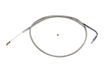 36-1560 - Braided Stainless Steel Idle Cable with 38.125  Casing
