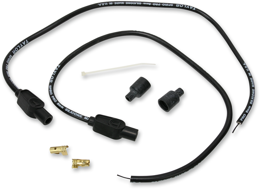 DS-242040 - SUMAX Universal Spark Plug Wire Kit - 180 degree - Black 76085
