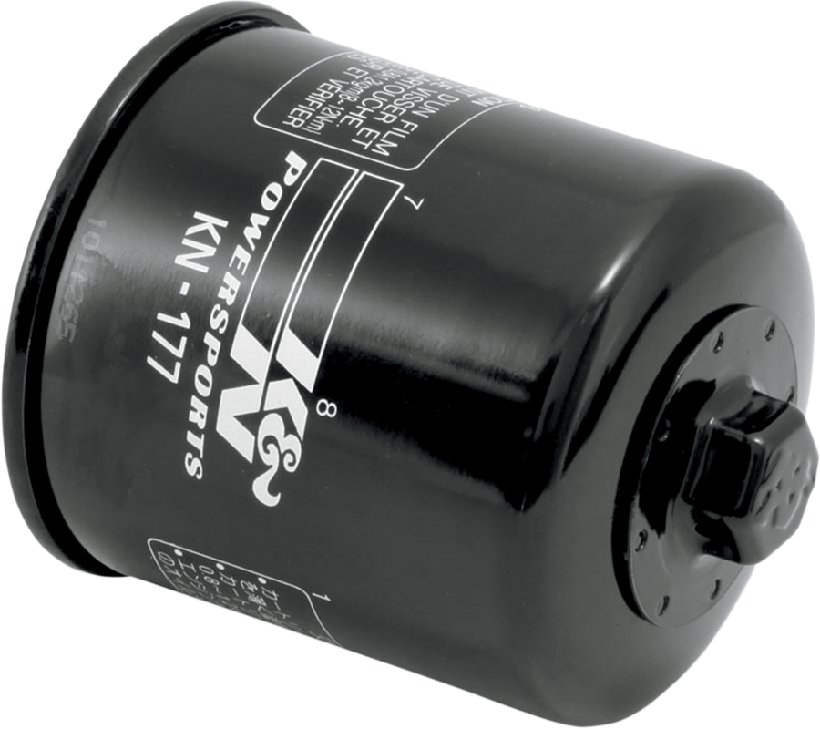 0712-0045 - K & N Oil Filter - Black - Buell KN-177