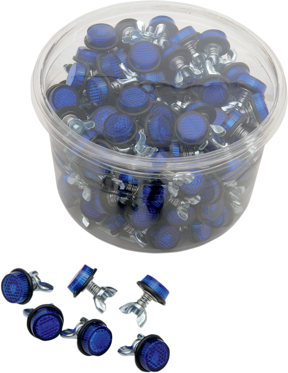 CH150B - CH150B - CHRIS PRODUCTS License Plate Reflectors - 150ct Tub - Blue CH150B