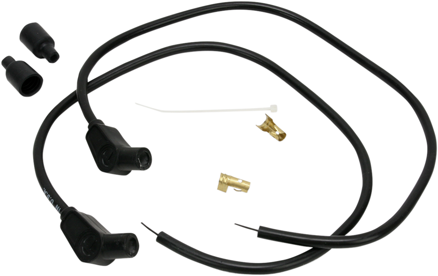 DS-242358 - SUMAX Universal Spark Plug Wire Kit - 135 degree - Black 76083