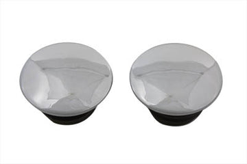 38-0386 - Low Profile Chrome Gas Cap Set Vented and Non-Vented