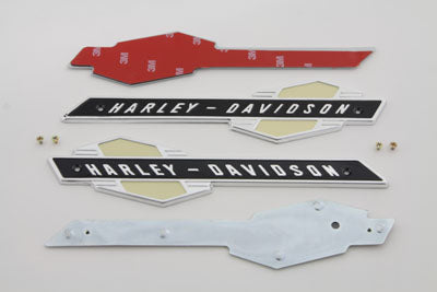 38-0803 - Gas Tank Emblems with Black/Silver Lettering