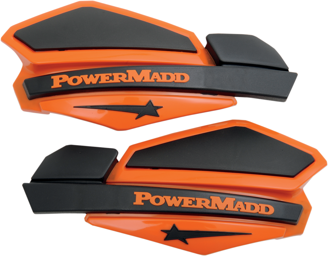 14205 - POWERMADD Handguards - Orange/Black 34205
