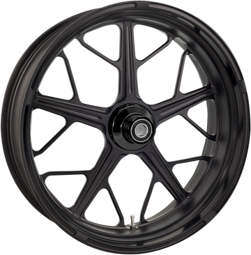 0201-2066 - RSD Hutch Wheel - Dual Disc/ABS - Front - Black Ops* - 21"x3.50" - '08+ FL 12047106HUTJSMB
