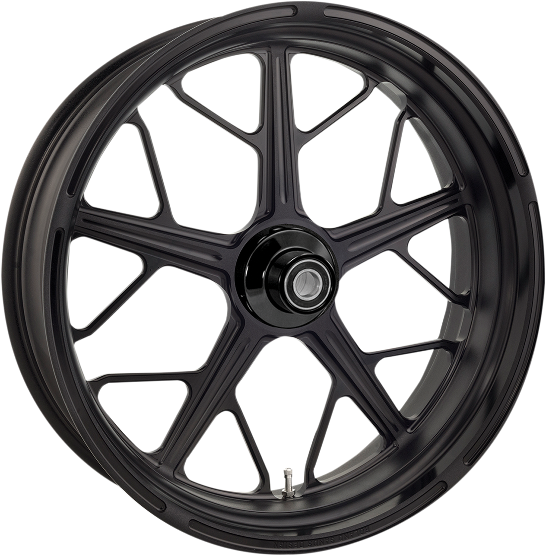 0202-2029 - RSD Hutch Wheel - Single Disc/ABS - Rear - Black Ops* - 18"x5.50" - '09+ FL 12697814RHUTSMB
