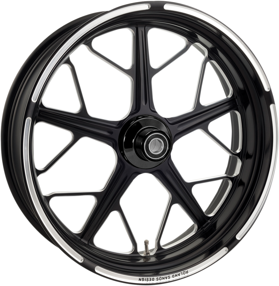 0202-2030 - RSD Hutch Wheel - Single Disc/ABS - Rear - Contrast Cut* - 18"x5.50" - '09+ FL 12697814RHUTBM