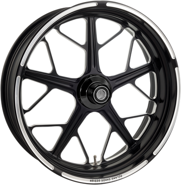 0202-2030 - RSD Hutch Wheel - Single Disc/ABS - Rear - Contrast Cut* - 18"x5.50" - '09+ FL 12697814RHUTBM
