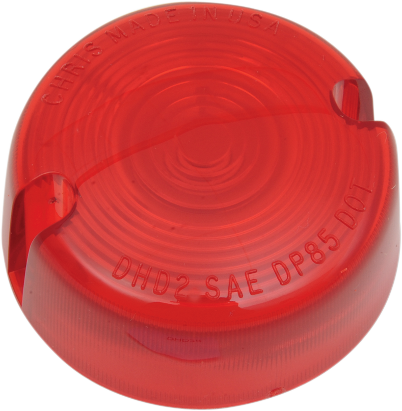DHD-2R - CHRIS PRODUCTS Rear Turn Signal Lens - Red - '86-'99 FX DHD2R
