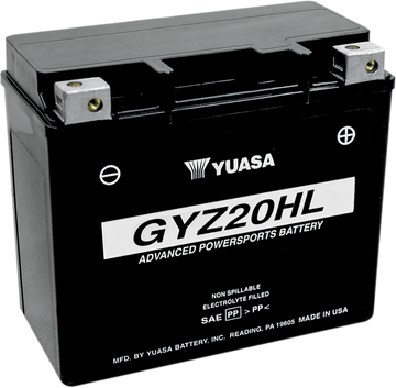 2113-0109 - YUASA AGM Battery - GYZ20HL YUAM720GH