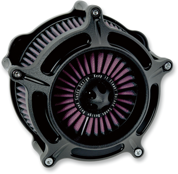 1010-0963 - RSD Turbine Air Cleaner - Black Ops - Throttle By Wire 0206-2038-SMB