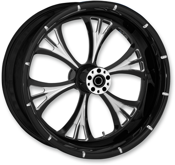 0202-2049 - RC COMPONENTS Majestic Eclipse Rear Wheel - Single Disc/ABS - Black - 18"x5.50" - '09+ FLH 18550-9210-102E